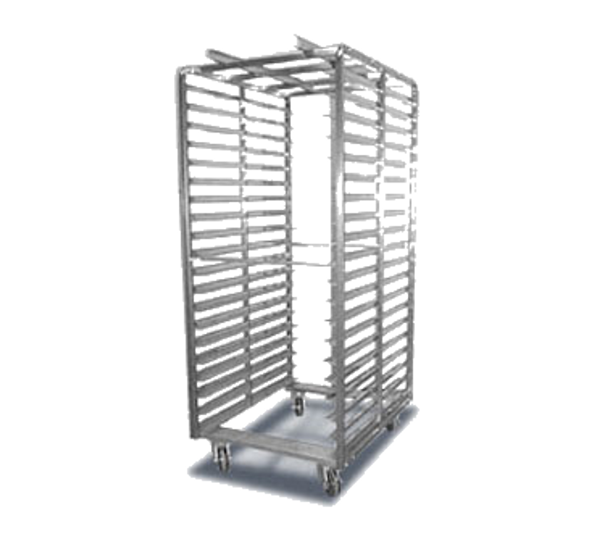 Baxter BDRSB-15 15 Slides Stainless Steel Double Side Load Rack - BDRSB-15