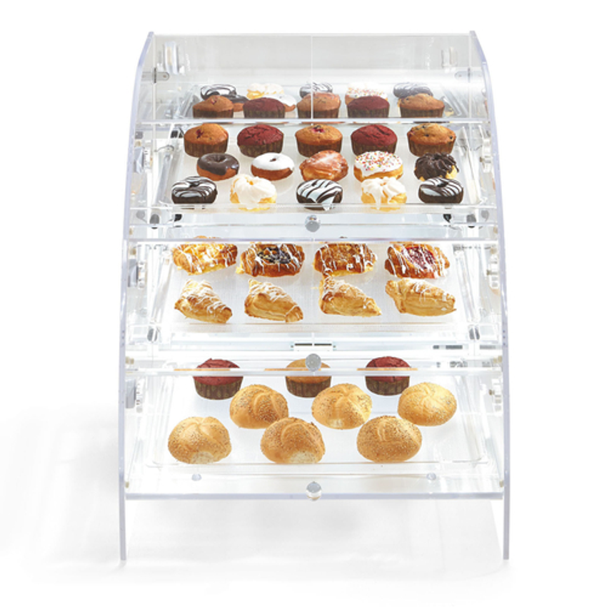 Vollrath XLBC3R-1826-13 32.75" H x 28.50" W x 23.50" D Counter Top 3 Tier Extra Large Display Case - XLBC3R-1826-13