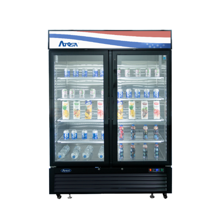 Atosa MCF8733GR 28.5 Cu. Ft. Hinged Door Refrigeration Merchandiser - MCF8733GR