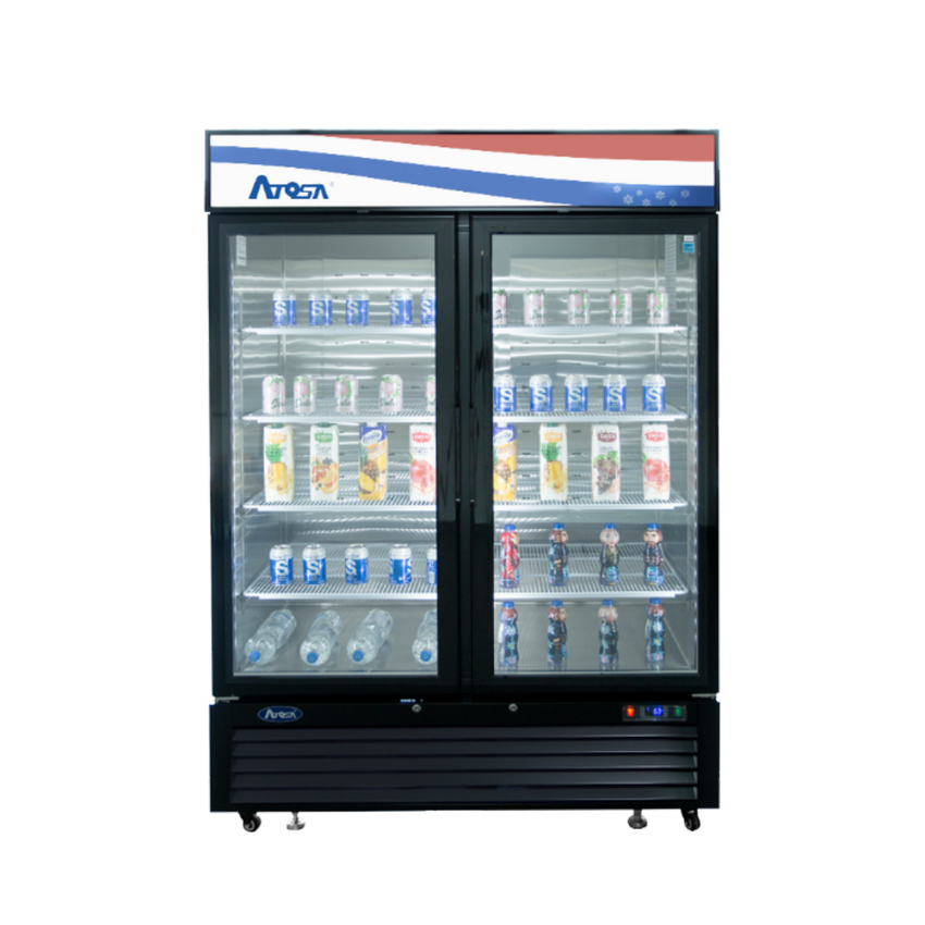 Atosa MCF8723GR 43.8 Cu. Ft. Hinged Door Refrigeration Merchandiser -  MCF8723GR