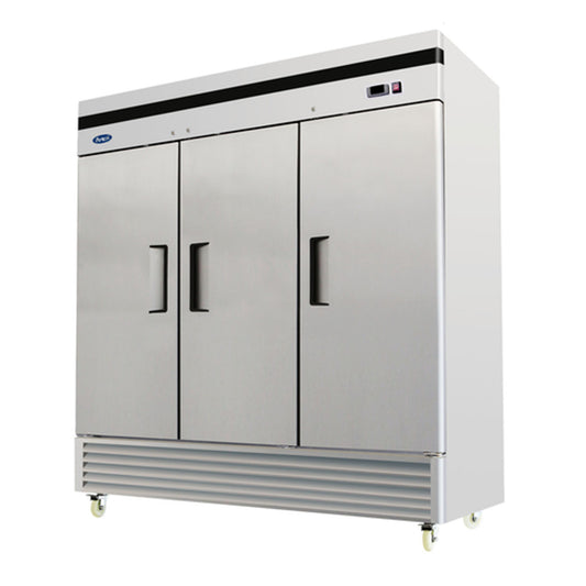 Atosa MBF8504GR 71 Cu. Ft. Stainless Steel 3 Solid Doors Atosa Freezer - MBF8504GR