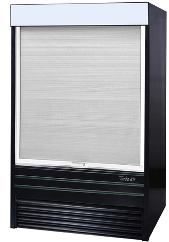 Turbo Air SC-96-E(B) 89.5" W x 1.75" D x 51.75" H Fabric with Black Trim Security Cover - SC-96-E(B)