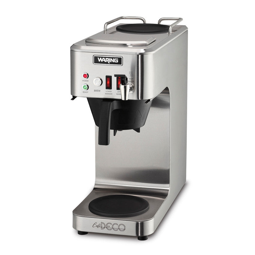 Waring WCM50P Single Push Button Stainless Steel Automatic Coffee Brewer - WCM50P